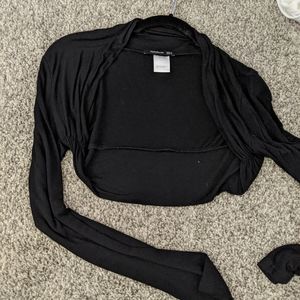Black long sleeve shrug